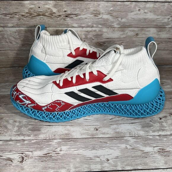 Adidas Ultra 4D Mid Evolved x Marvel Spiderman 2 White IG5342 Men's Size 9 - Picture 5 of 7